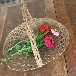 Woven Basket with Handle
